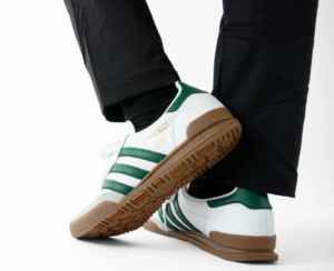 Alternative view of Giày Adidas Jeans 'White Green Gum' GX4990