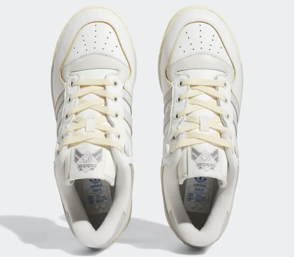 Giày Adidas Rivalry Low 86 ‘Core White Grey’ GZ2556 - Ảnh 4