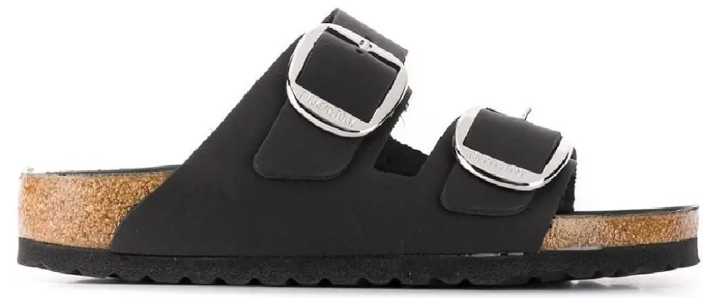 Dép Birkenstock Arizona Embossed Natural Leather Black/Snake Beige 1017593