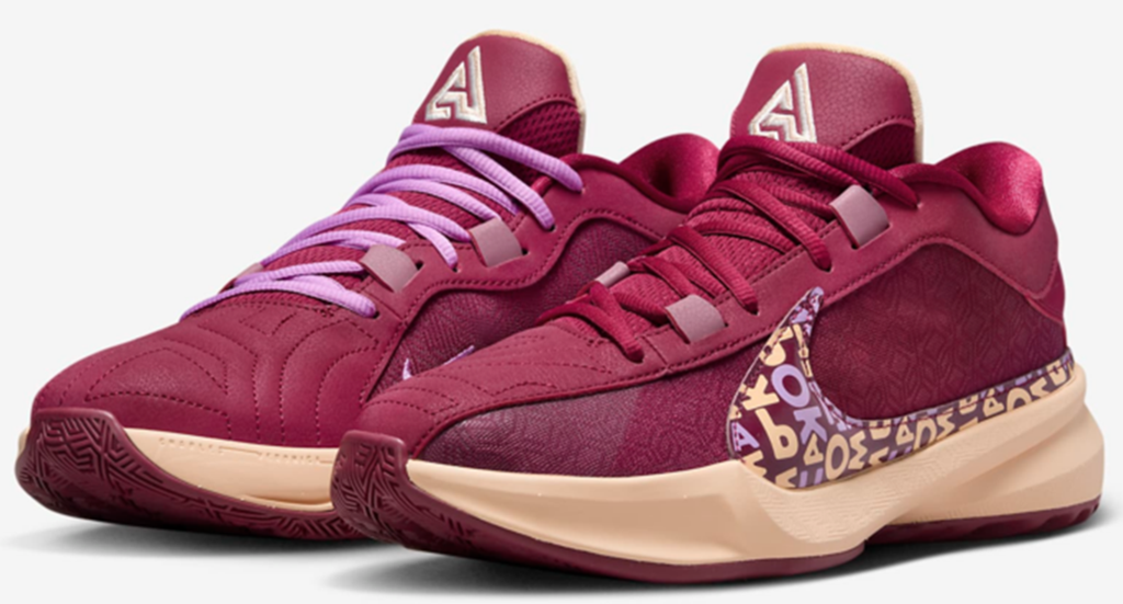 Giày Nike Freak 5 EP ‘Noble Red Desert Berry’ DX4996-600 - Ảnh 2