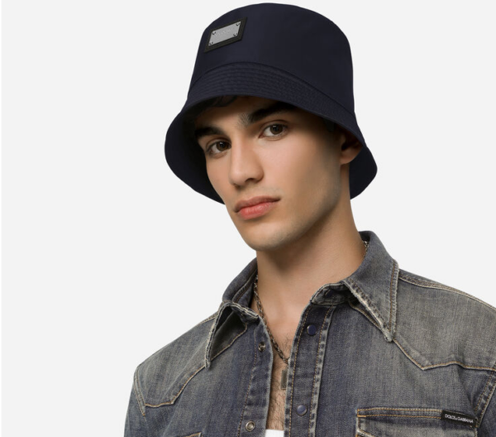 Mũ Dolce & Gabbana Nylon ‘Branded Plate’ GH701AGF853B0665 - Ảnh 2