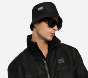 Alternative view of Mũ Dolce & Gabbana Nylon ‘Branded Plate’ GH701AGF853N0000