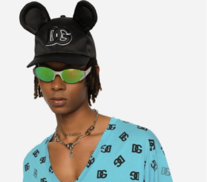 Alternative view of Mũ Dolce & Gabbana Satin Baseball ‘DG Patch’ GH838ZFUM86N0000