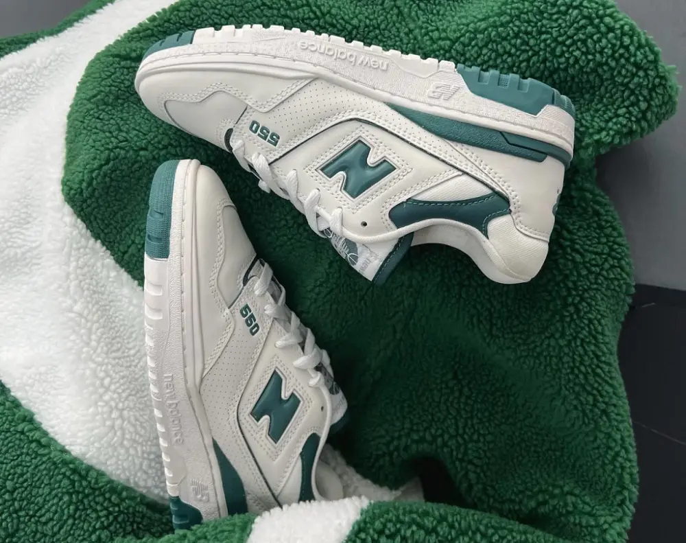 Giày New Balance 550 ''White Green'' BBW550BI - Ảnh 3
