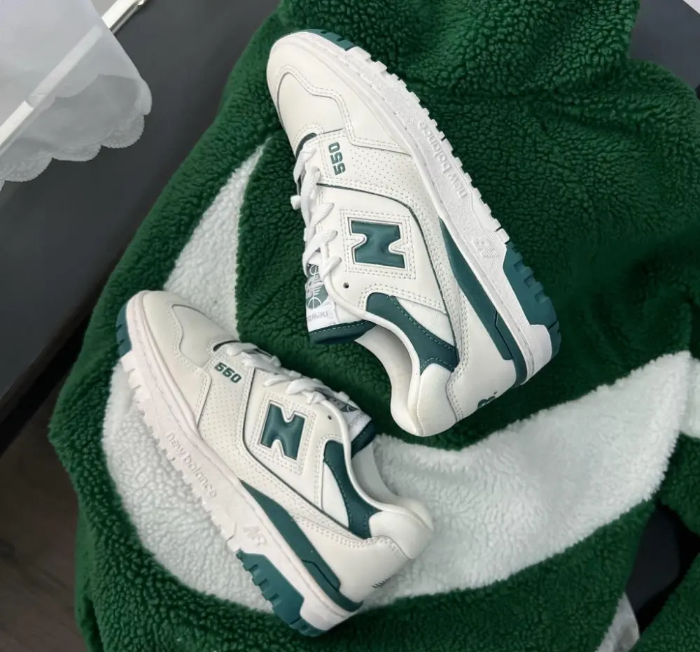 Giày New Balance 550 ''White Green'' BBW550BI - Ảnh 4
