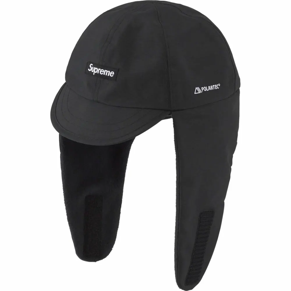 Mũ Supreme Gore-Tex Earflap Cap Black - 23FW - Ảnh 4