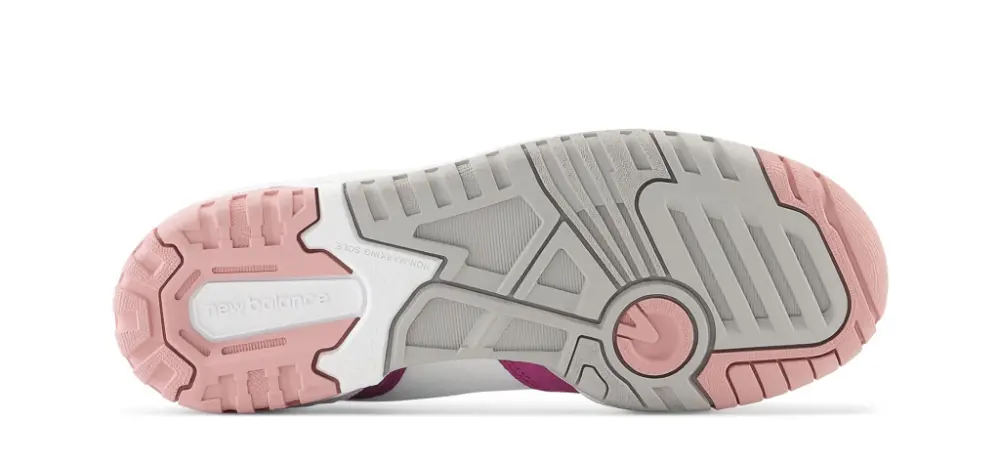 Alternative view of Giày New Balance 550 GS White Violet Grey GSBB550CK
