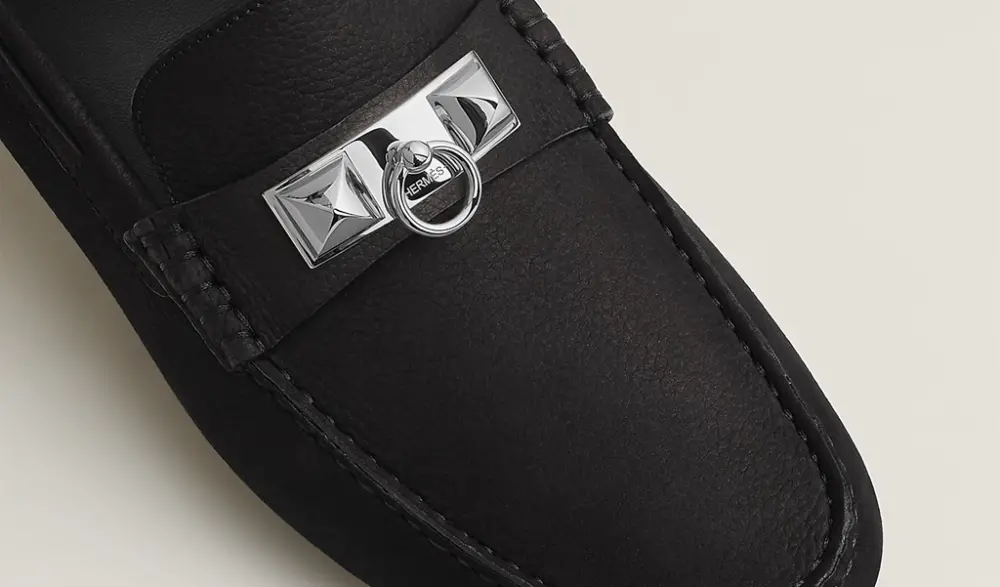 Giày Hermes Irving Loafer 'Black' H231933ZH02430 - Ảnh 4