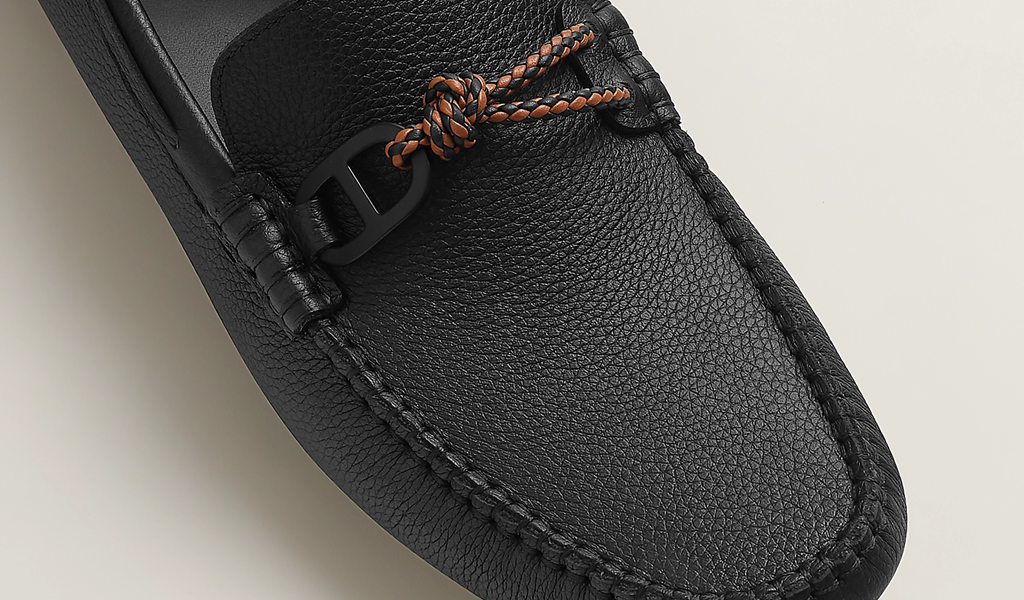 Giày Hermes Alessandro Loafer 'Black' H232859ZH01415 - Ảnh 4