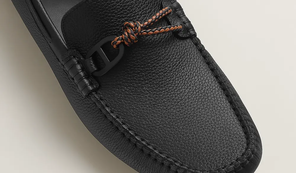 Giày Hermes Alessandro Loafer 'Black' H232859ZH01415 - Ảnh 4