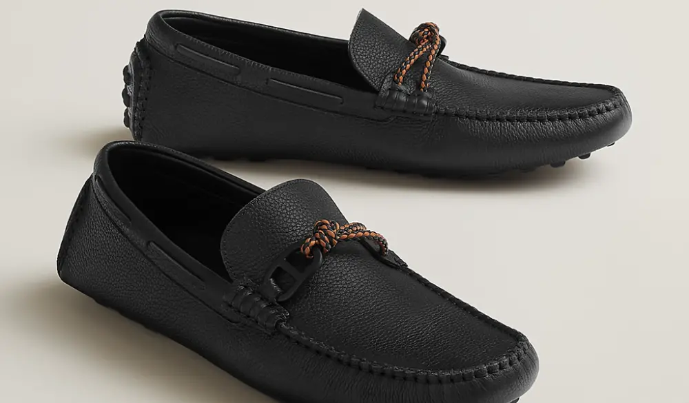 Alternative view of Giày Hermes Alessandro Loafer 'Black' H232859ZH01415