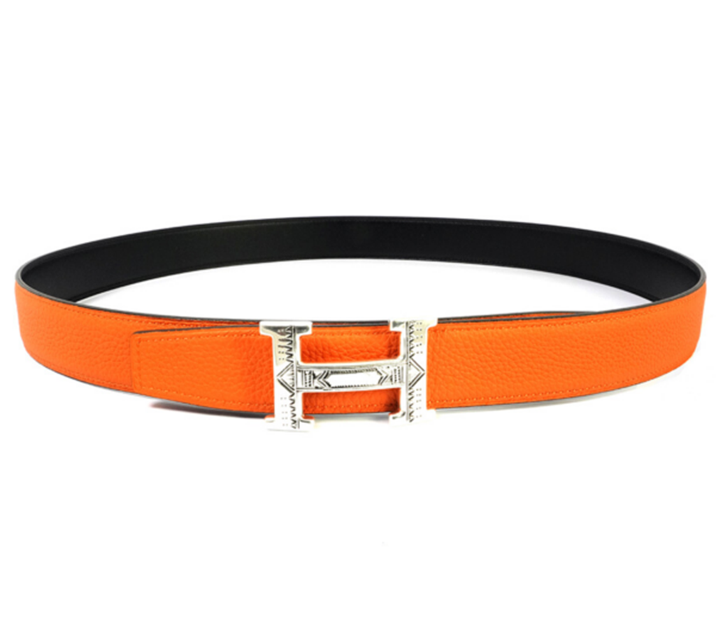 Thắt Lưng Hermes Touareg ‘Black Orange’ 073967CA-AE - Ảnh 2