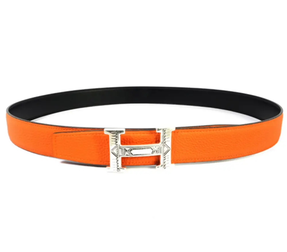 Alternative view of Thắt Lưng Hermes Touareg ‘Black Orange’ 073967CA-AE