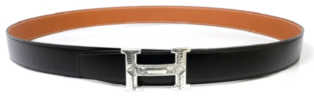 Thắt Lưng Hermes Touareg ‘Black’ 073967CAAA