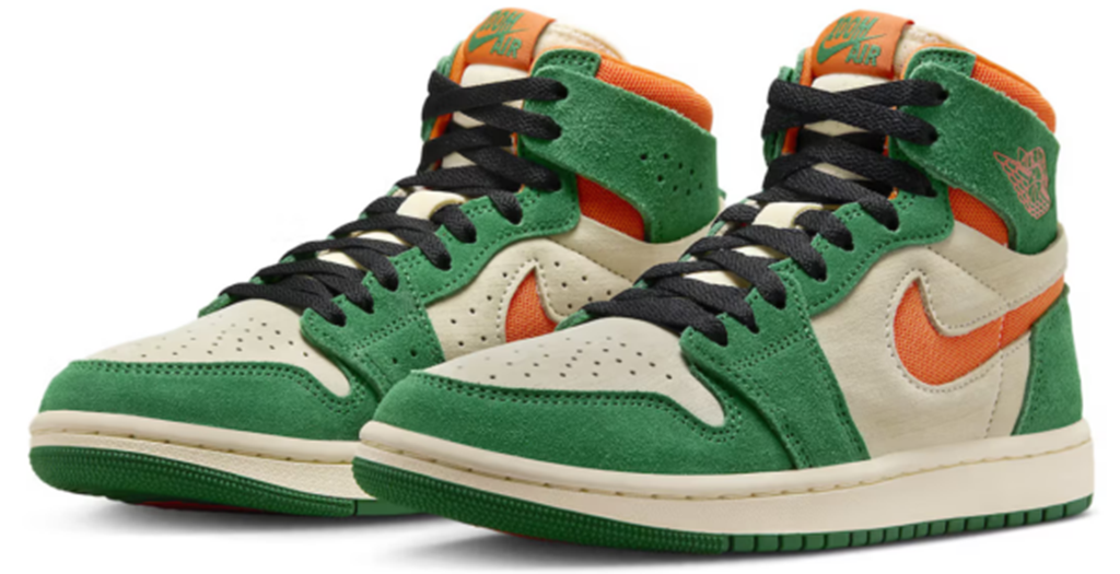 Giày Nike Air Jordan 1 ‘Green Orange’ DV1305-308 - Ảnh 3