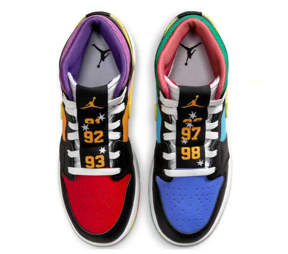 Giày Air Jordan 1 Mid SS GS ‘Championships’ FD1317-007 - Ảnh 3