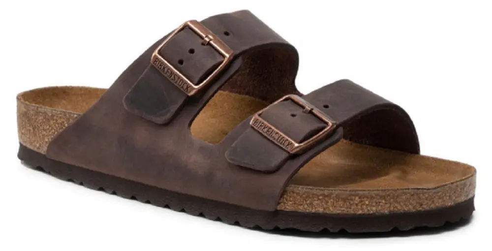 Dép Birkenstock Arizona Oiled Leather 'Habana' 0052531 - Ảnh 3