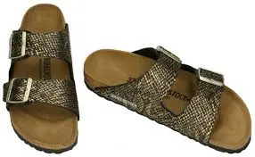 Alternative view of Dép Birkenstock Arizona Shiny Python Black 1019372