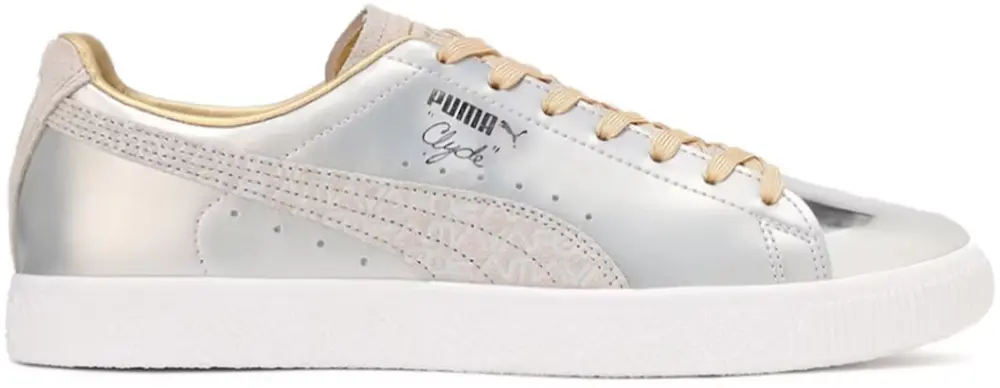 Giày Puma Clyde x Sorayama 'Silver Gold' 394496-01