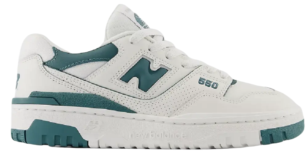 Giày New Balance 550 in Green And White GSB550BI-1