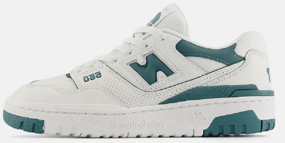 Giày New Balance 550 in Green And White GSB550BI-1 - Ảnh 3