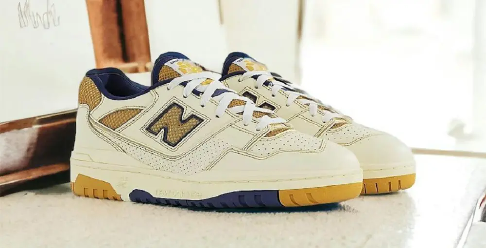 Giày New Balance 550 Aime Leon Dore Masaryk Community Gym Yellow BB550AX1 - Ảnh 3
