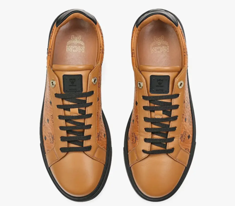 Alternative view of Giày MCM 41 IT Lo Sneakers Black Cognac MEXCSMM02BK041