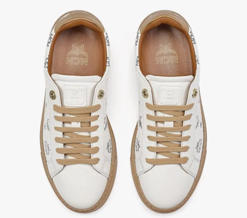 Giày MCM 41 IT Block Terrain Lo Sneakers Beige MEXCSMM05I6041 - Ảnh 4