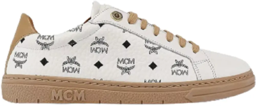 Giày MCM 41 IT Block Terrain Lo Sneakers Beige MEXCSMM05I6041