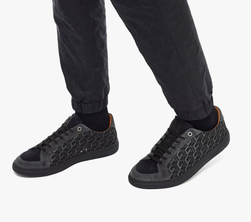 Giày MCM 41 IT Monogram Jacquard Grey MEXCSCK01EG041 - Ảnh 2