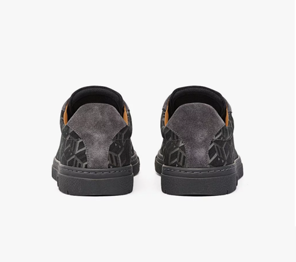 Giày MCM 41 IT Monogram Jacquard Grey MEXCSCK01EG041 - Ảnh 3