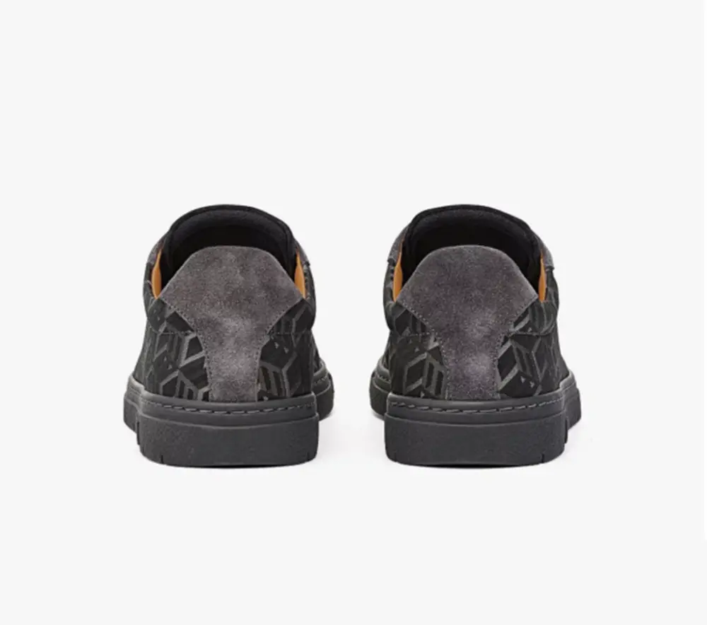 Giày MCM 41 IT Monogram Jacquard Grey MEXCSCK01EG041 - Ảnh 3