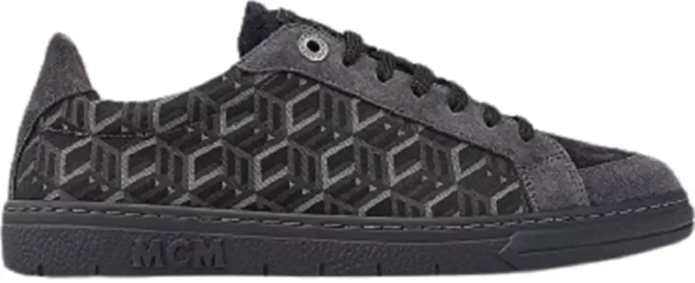 Giày MCM 41 IT Monogram Jacquard Grey MEXCSCK01EG041