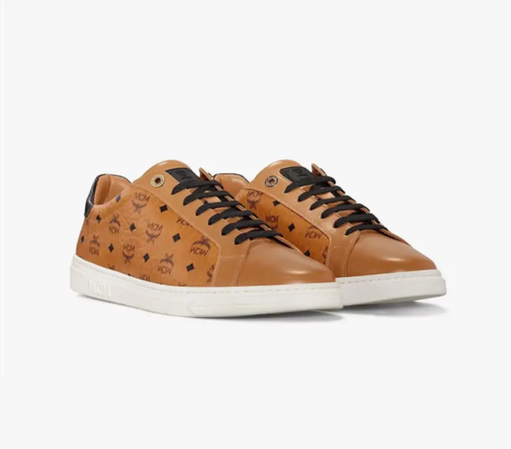 Giày MCM 35 IT Lo Sneakers Cognac MESCSMM23CO035 - Ảnh 3