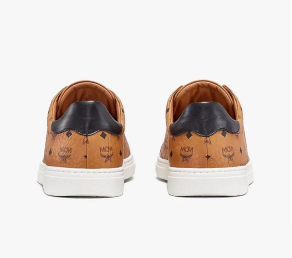 Giày MCM 35 IT Lo Sneakers Cognac MESCSMM23CO035 - Ảnh 4