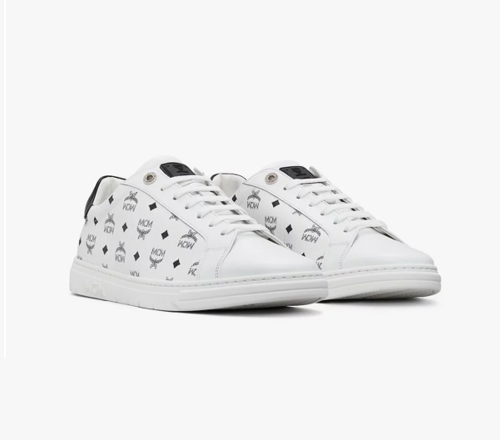 Giày MCM 36 IT Terrain Lo Sneakers White MESCSMM23WT036 - Ảnh 4