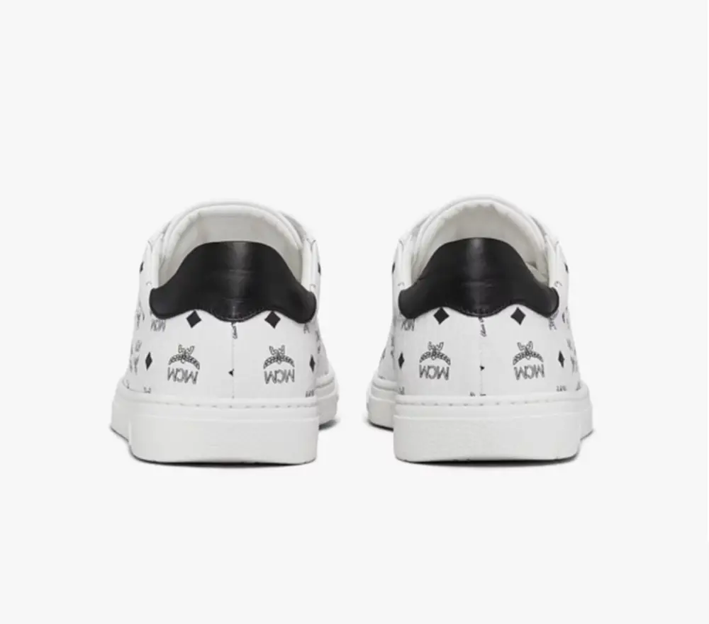 Giày MCM 36 IT Terrain Lo Sneakers White MESCSMM23WT036 - Ảnh 3