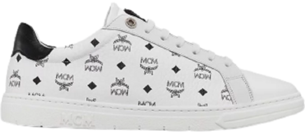 Giày MCM 36 IT Terrain Lo Sneakers White MESCSMM23WT036