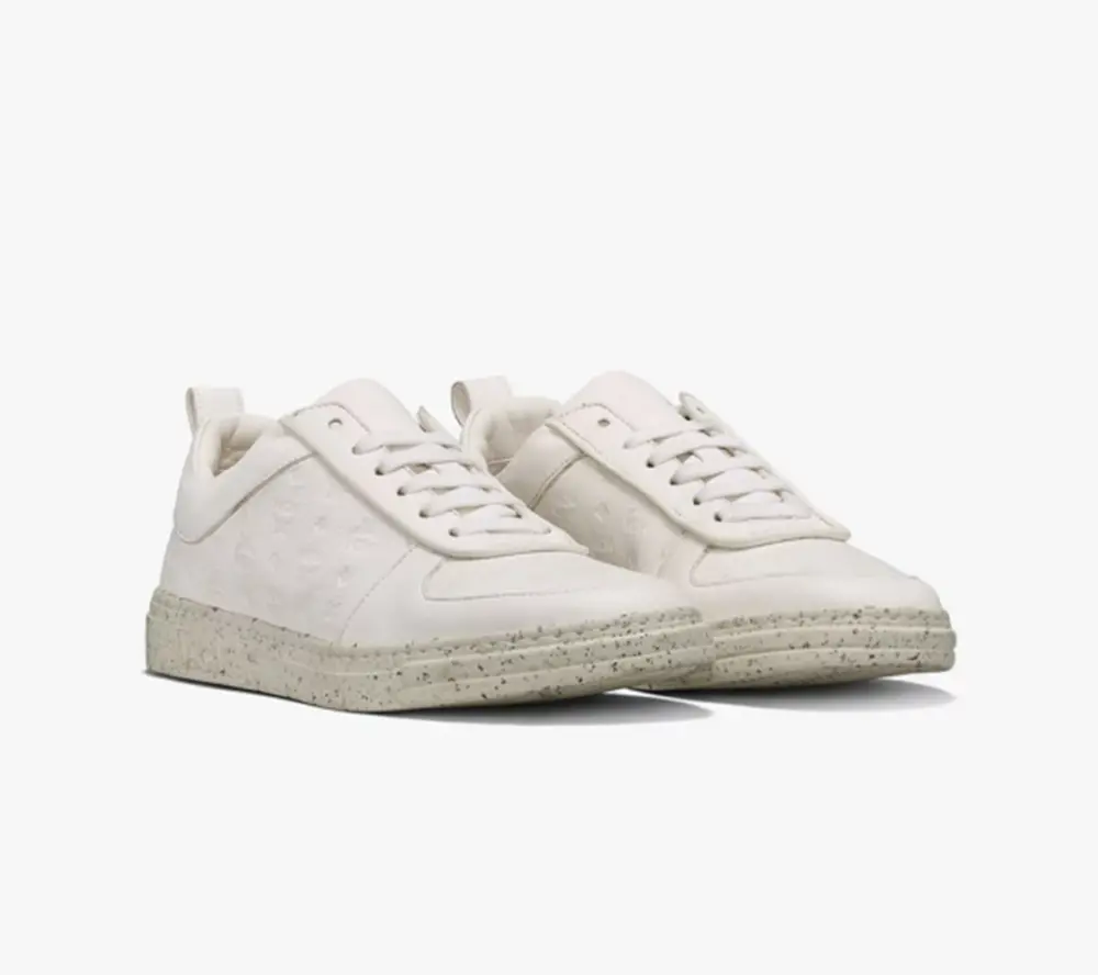 Giày MCM 38 IT Sustainable Lo Sneakers White MESAAMM18WT038 - Ảnh 4