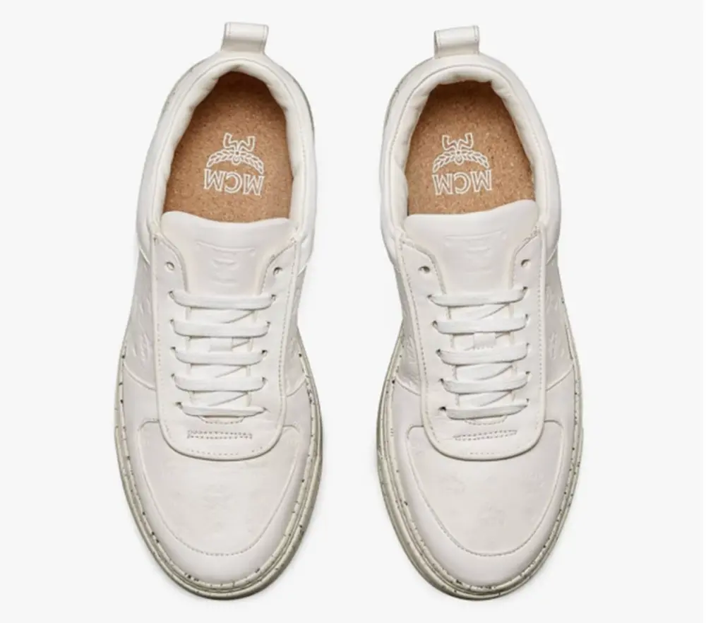 Alternative view of Giày MCM 38 IT Sustainable Lo Sneakers White MESAAMM18WT038