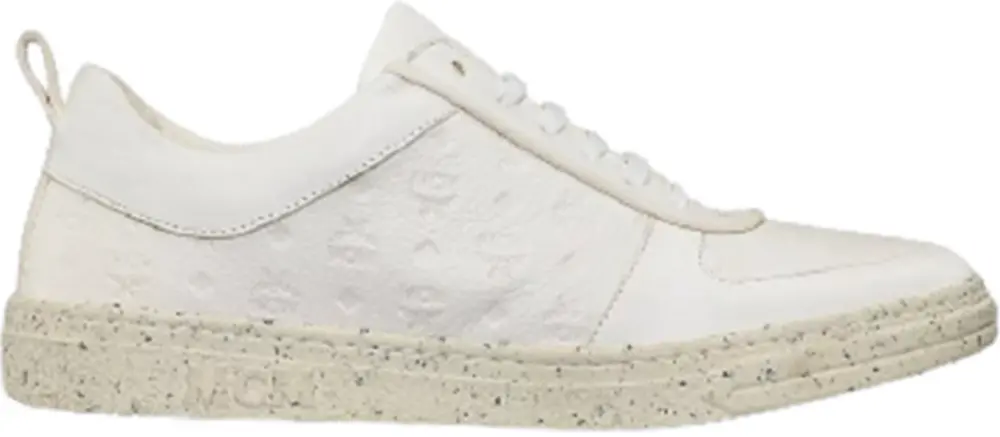 Giày MCM 38 IT Sustainable Lo Sneakers White MESAAMM18WT038