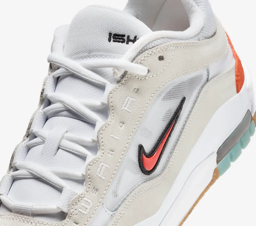 Giày Nike Air Max Ishod Wair SB 'White Orange' FB2393-103 - Ảnh 3