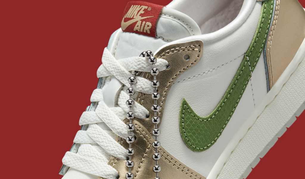 Giày Nike Air Jordan 1 Low GS ‘Year of the Dragon’ FQ6593-100 - Ảnh 3