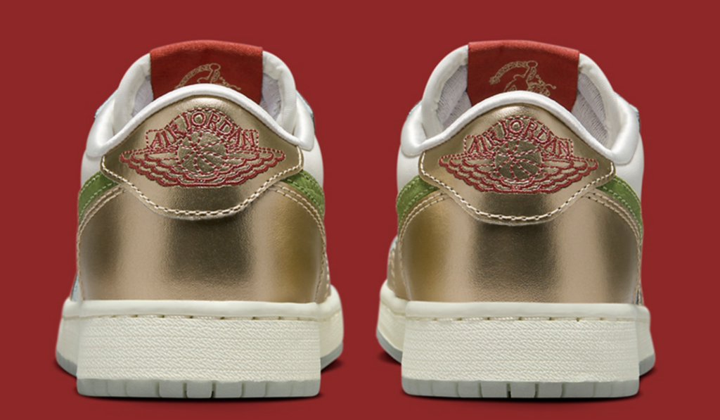 Giày Nike Air Jordan 1 Low GS ‘Year of the Dragon’ FQ6593-100 - Ảnh 5
