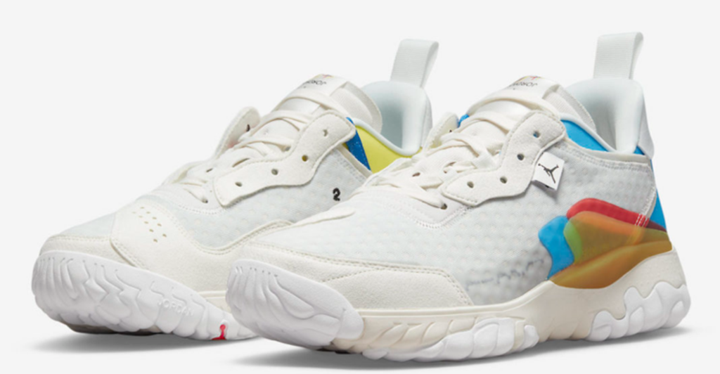 Giày Nike Air Jordan Delta 2 SE White Multi-Color Mismatch DJ9843-106 - Ảnh 4