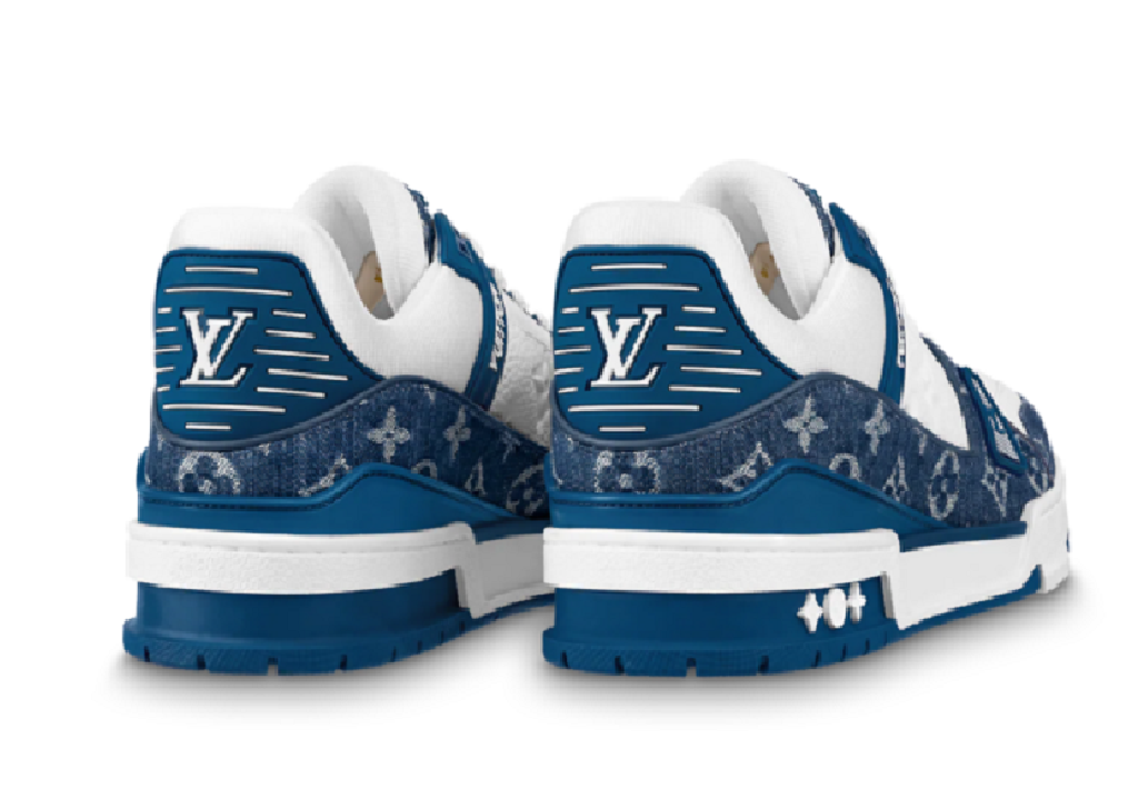 Giày Nam Louis Vuitton LV Trainer 'Denim Monogram' 1A7S53 - Ảnh 5