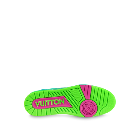 Giày Louis Vuitton Trainers “Green” 1A9TRS - Ảnh 4