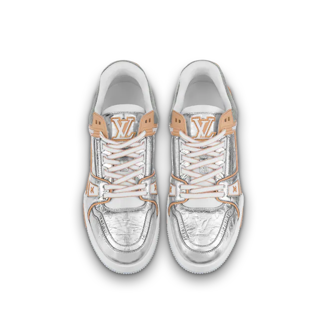 Giày Louis Vuitton Trainers “Silver” 1A996B - Ảnh 5