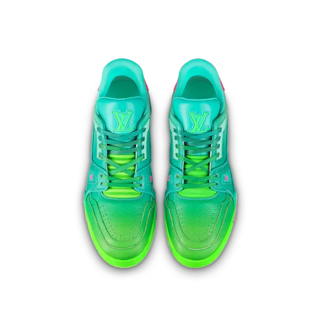 Giày Louis Vuitton Trainers “Green” 1A9TRS - Ảnh 6