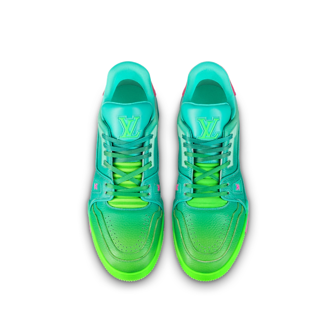 Giày Louis Vuitton Trainers “Green” 1A9TRS - Ảnh 6